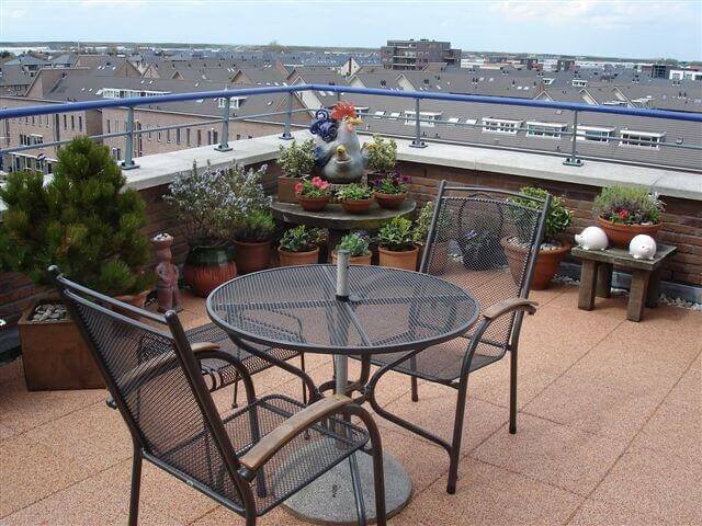 EPDM tile on rooftop