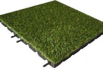 Artificial grass tiles